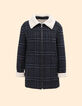 I.Code navy check coat-9