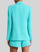 Azurblauer Oversize-Damenblazer-3