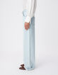 Blaue Jeans mit weitem Bein von Chisa f&uuml;r Frauen-4