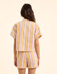 Camisa manga corta amarilla rayas I.Code-5