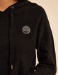 I.Code black lurex knit hoodie-4