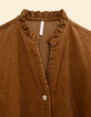 I.Code camel corduroy jumpsuit-5