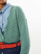 Cardigan amande en tricot ajouré I.Code-4