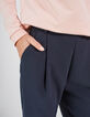 Pantalon city marine dos élastiqué I.Code-2