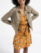 Veste en jean kaki I.Code-1