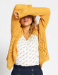 Gelbe Strickjacke I.Code-1