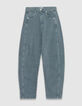 Damen 7/8 Gabrielle blau Barrel Jeans-8