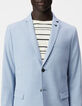 Hellblaue Faux-Uni-Anzugjacke TRAVEL SUIT Herren-5