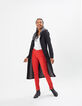I.Code carnelian red slim jeans-6