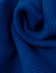 Cardigan encolure V bleu tricot fantaisie I.Code-7