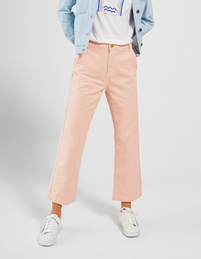 Blush cropped flare jeans I.Code - I.CODE