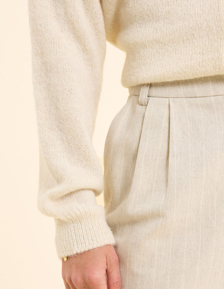 Pantalon de costume gris rayures tennis I.Code-7