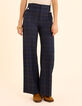 Marineblaue elegante Hose mit Karos I.Code-2