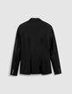 Ausgestattete schwarze Anzugjacke f&uuml;r Damen-7