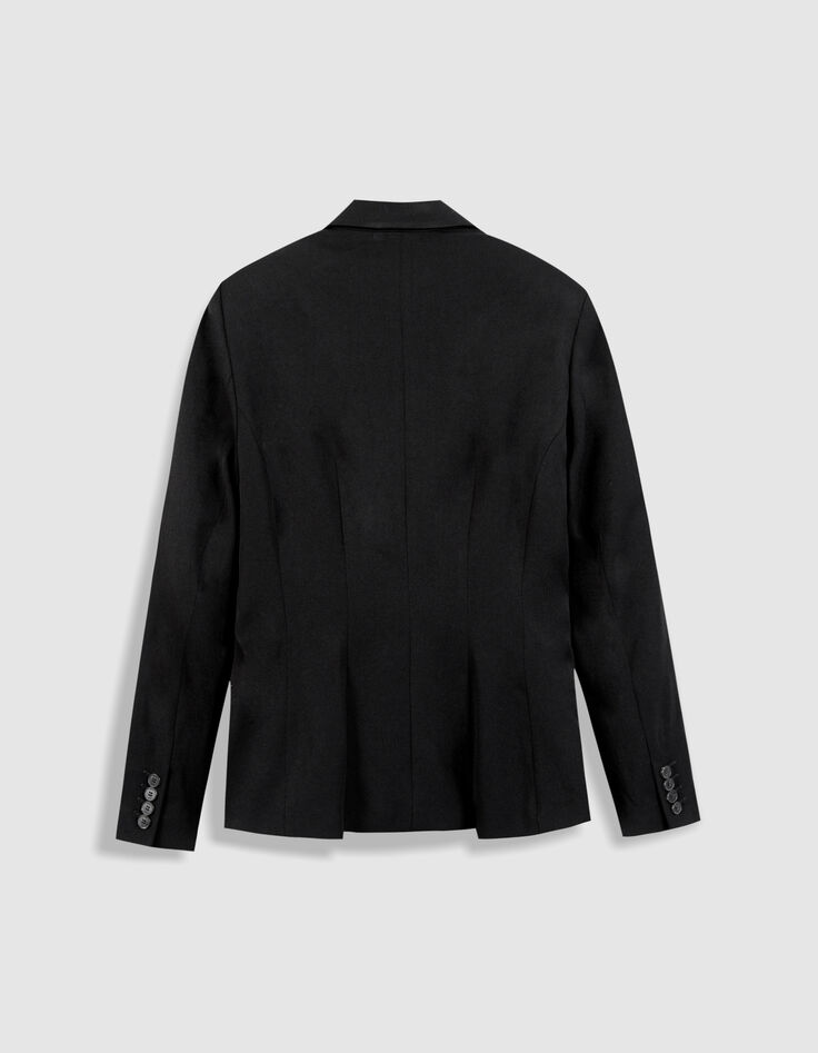 Ausgestattete schwarze Anzugjacke f&uuml;r Damen-7