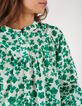 Chemise blanc cassé à imprimé trèfles I.Code -4