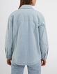 Blaue Jacke mit schmalen weißen Streifen I.Code-2