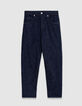 Blaue Gaucho Cropped Jeans Herren-9