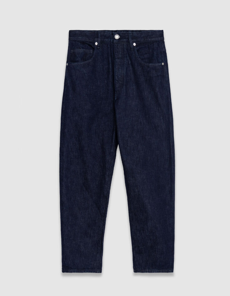 Blaue Gaucho Cropped Jeans Herren-9