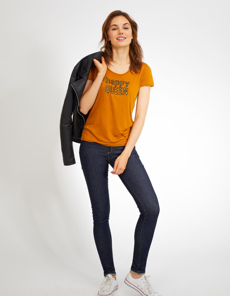 Tee-shirt ambre Happy Queen I.Code-6