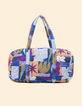 Sac beige visuel floral graphique I.Code x THE FEEBLES-4