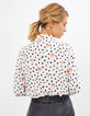 Gebroken wit hemd stippen- en palmprint I.Code-3