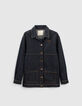 I.Code raw denim jacket with XL pockets-2