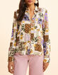 Chemise &eacute;crue imprim&eacute; patchwork bananes I.Code-2