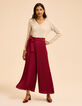 Pantalon large rose plissé I.Code-3