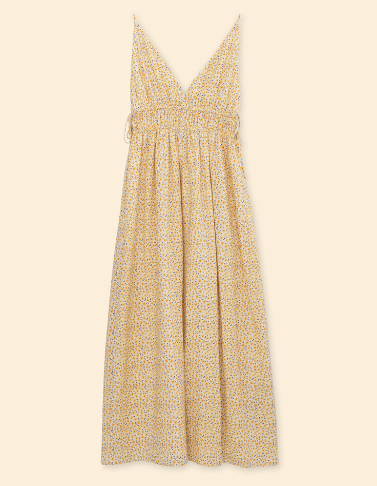 Robe longue imprimé fleuri I.Code-8