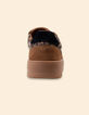 I.Code camel suede trainers with leopard motif-3