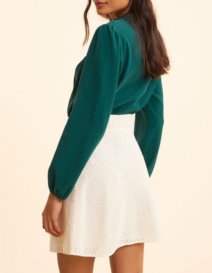 Falda corta crudo encaje I.Code-3