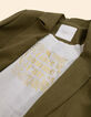 Anzugjacke aus khakifarbenem Leinengemisch I.Code-9