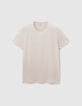 Wei&szlig;es Herren-T-Shirt L&lsquo;Essentiel mit Rundhalsausschnitt-6