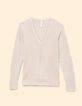 Gold lurex rib knit sweater I.Code-6
