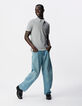 Graues kurz&auml;rmeliges Poloshirt DRY FAST Herren-2