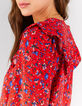 Blouse cherry esprit lingerie imprimé fleurs d'été I.Code-3