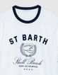 Wei&szlig;es T-Shirt mit Rundhalsausschnitt aus Bio-Baumwolle f&uuml;r Damen-7