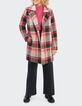 I.Code cherry pink decorative knit high-neck sweater-6