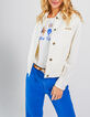 Ecru jeansjasje goudkleurige pin I.Code-1