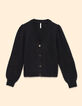 Cardigan noir tricot ajour&eacute; I.Code-5