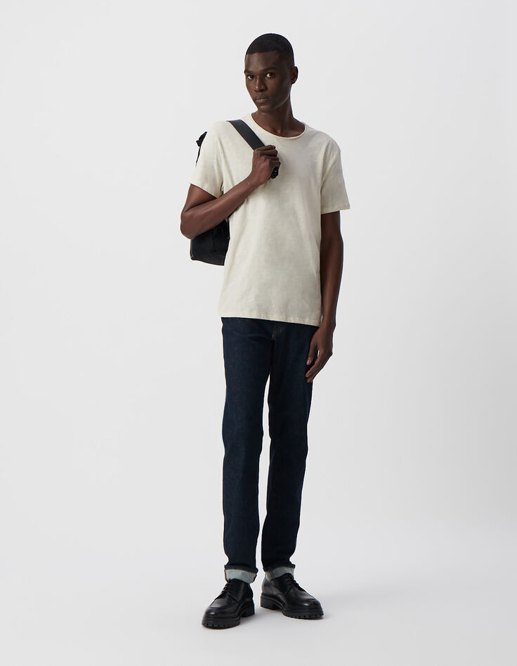 Wei&szlig;es Herren-T-Shirt L&lsquo;Essentiel mit Rundhalsausschnitt-8