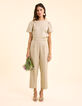Pantalon de costume beige doré I.Code-2