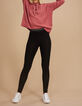 Schwarze Leggings mit gestreiftem Lurex-Gürtel I.Code-2