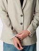 Chaqueta de traje beige para Mujer-5
