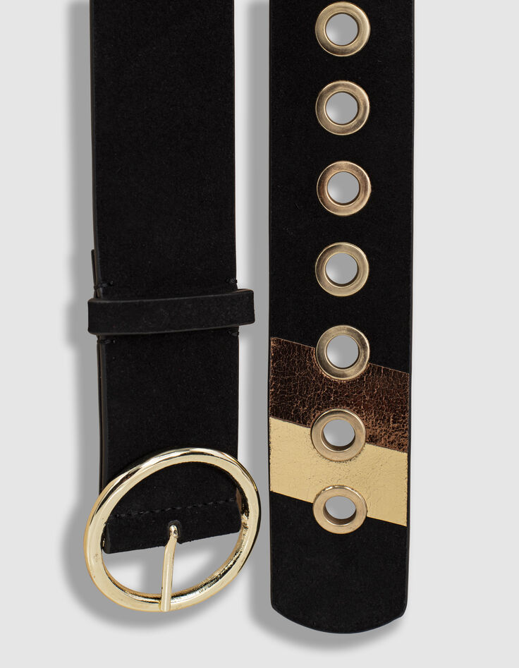 Brede zwarte riem I.Code-3