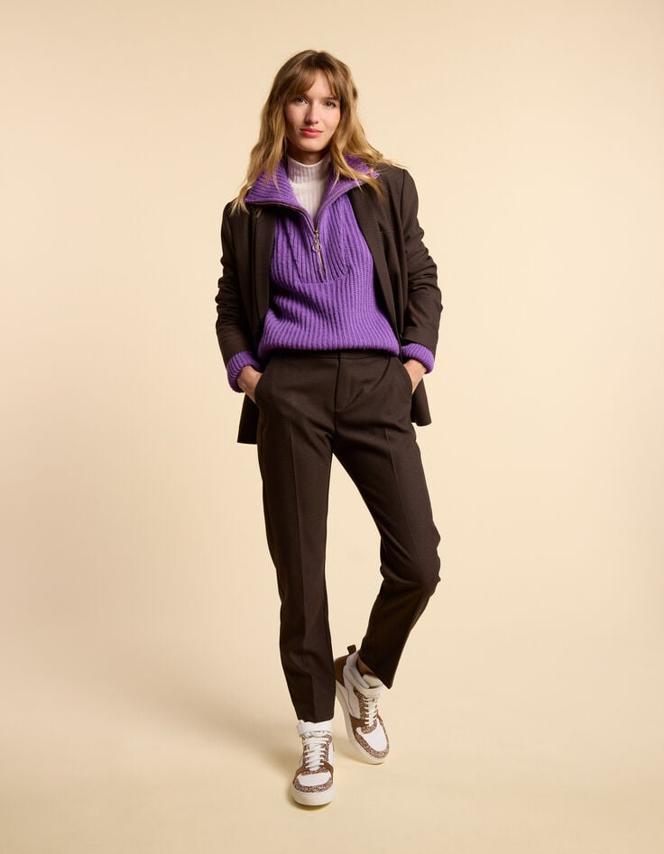 Camel blazer pied-de-puce-motief I.Code-7 Camel blazer pied-de-puce-motief I.Code-7