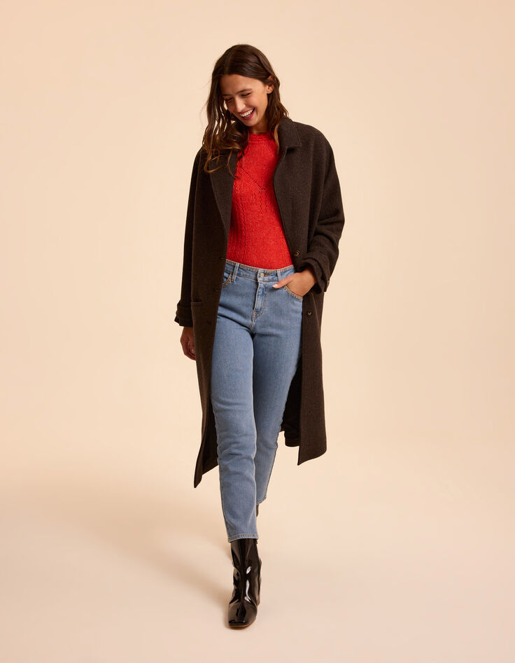 I.Code blue straight jeans with seam details-3