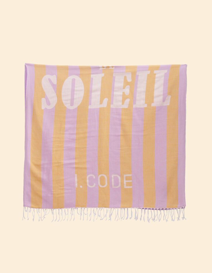 Foutah lilas et jaune I.Code-3