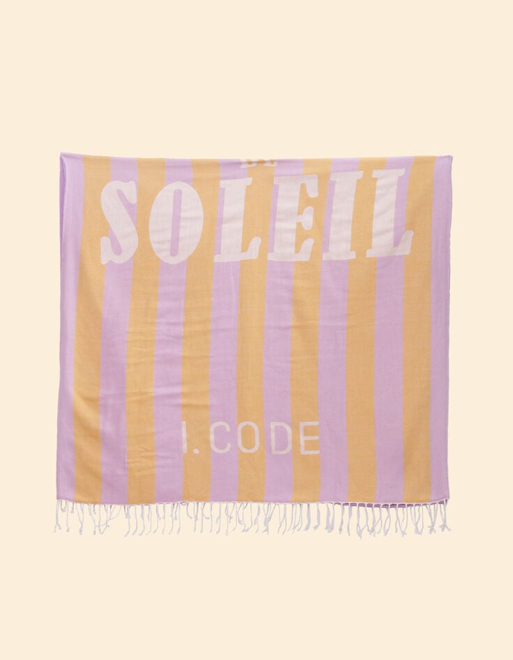 Foutah lilas et jaune I.Code-3 Foutah lilas et jaune I.Code-3